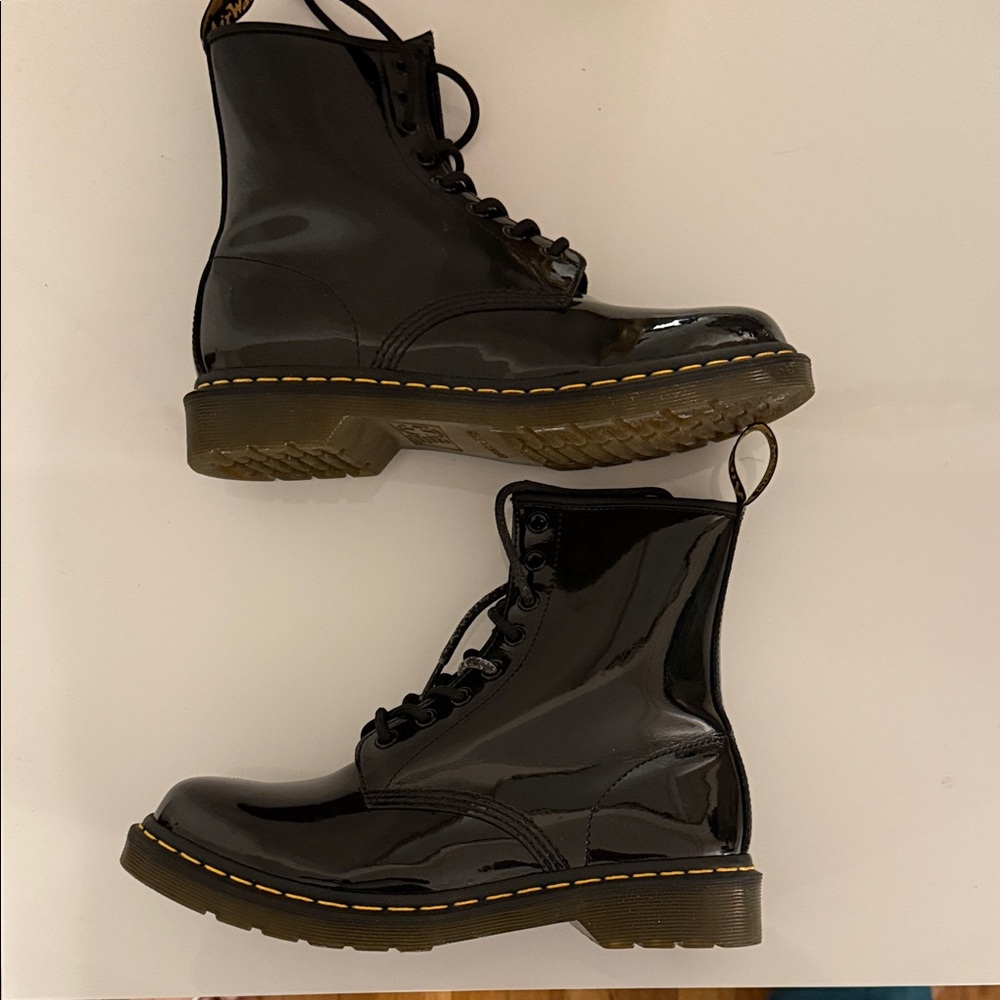 Dr. Martens Patent Boot